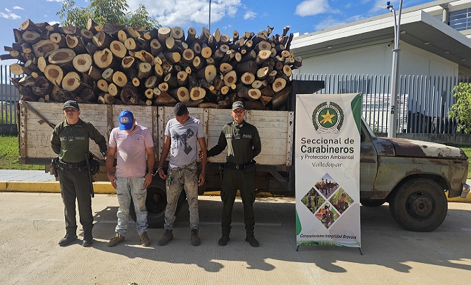 En operativo de la Policía Nacional en vías de Valledupar