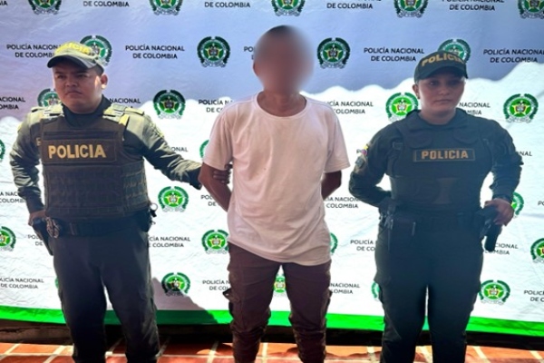 Capturado en flagrancia por agredir a su compañera sentimental en Curumaní