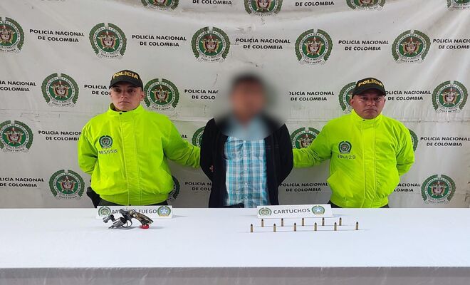 Capturado por porte ilegal en pupiales