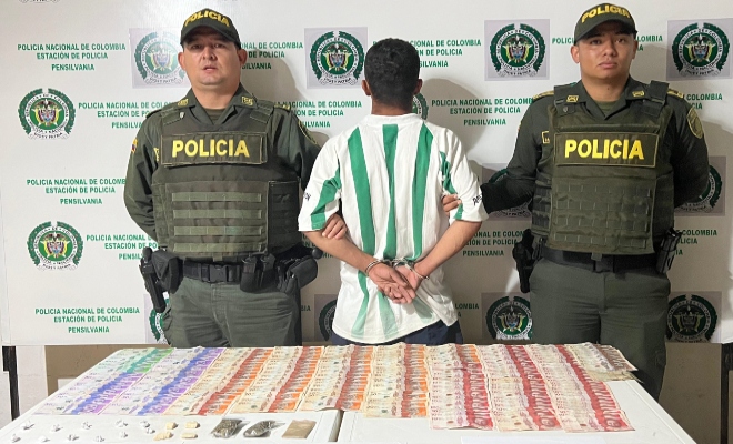 Capturado en flagrancia, presunto expendedor de estupefacientes, tenía detención domiciliaria 