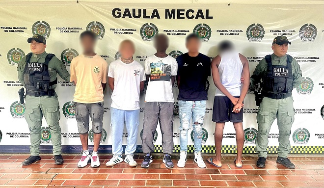 "Los LS" fueron capturados en una operación contra la extorsión en Cali
