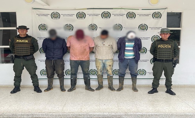 Capturados por explotación ilícita 