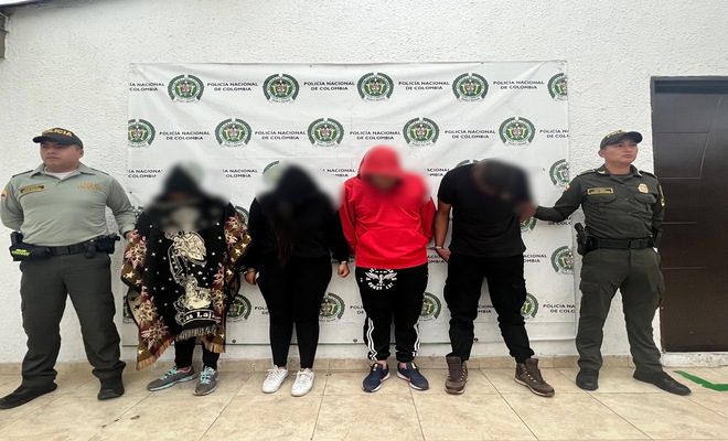 Nueve capturados y armas incautadas son los resultados ante el despliegue de esta operación   