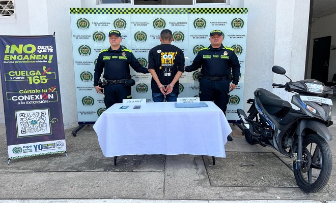 Capturado alias ‘Yeko’ por extorsión en Barrancabermeja