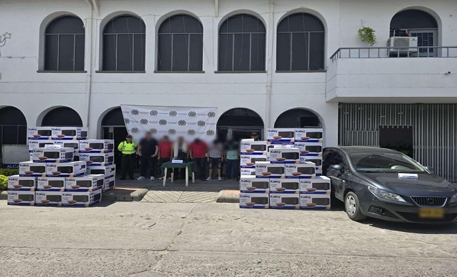 captura de seis personas involucradas en un hurto