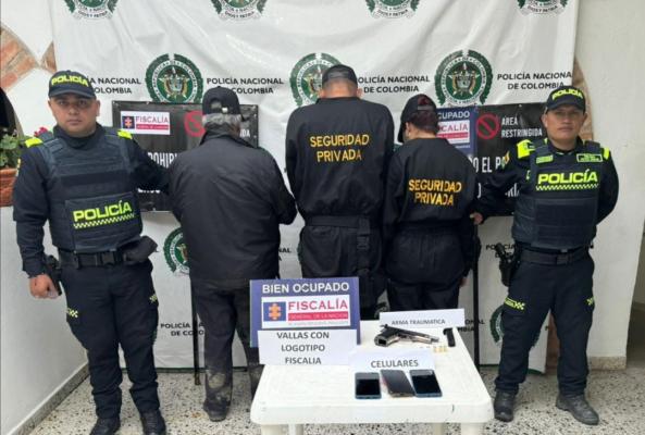 Captura de tres personas en flagrancia 