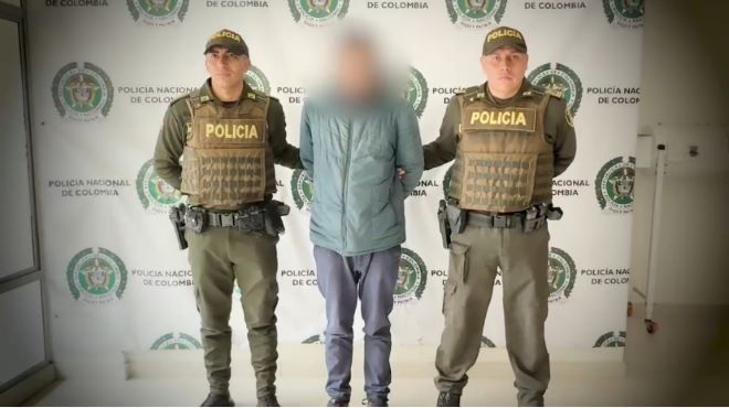 hombre capturado en flagrancia en el barrio Chapal 