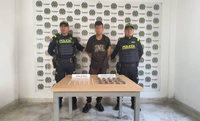 Captura en el municipio de Gigante por tráfico de estupefacientes