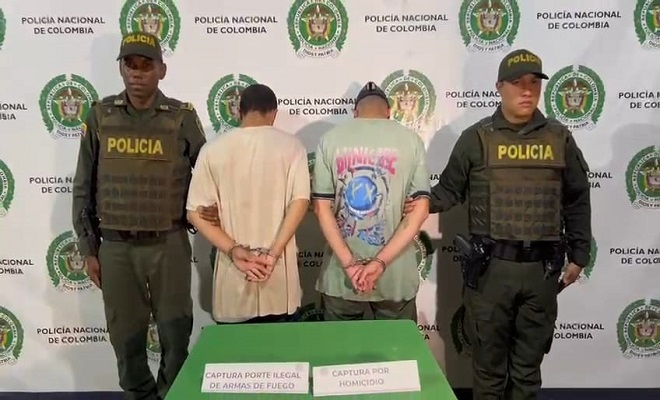 Se logró la captura en flagrancia de dos hombres por el delito de homicidio en Barrancabermeja