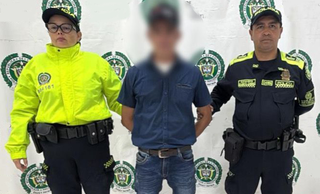 Captura por la seccional de protección y servicios especiales