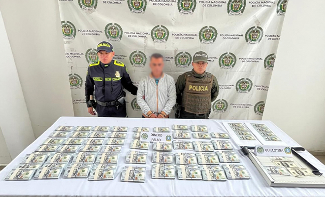 Capturado un hombre en Ipiales con m&aacute;s de 750 mil d&oacute;lares falsos que iban rumbo a Ecuador