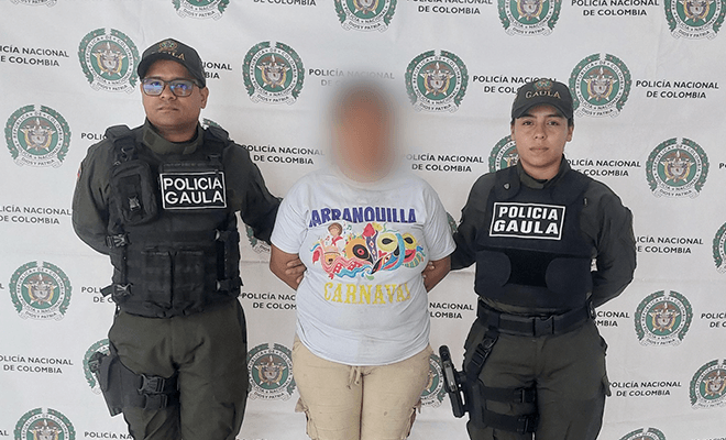 Alias 'La Paraquita', presunta integrante de la subestructura "Javier Yepes Cantero" del Clan del Golfo.