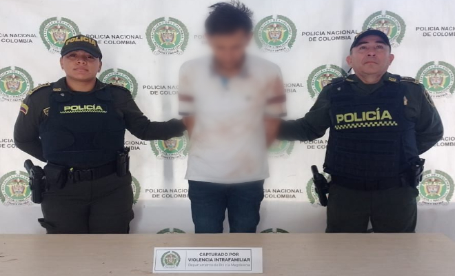 Por violencia intra familiar es capturado en Guamal-Magdalena