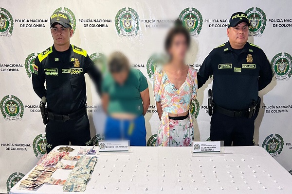 Capturadas dos personas en flagrancia por tráfico de estupefacientes en Neiva.