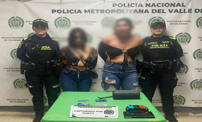Capturadas en Medellín dos mujeres por el delito de hurto