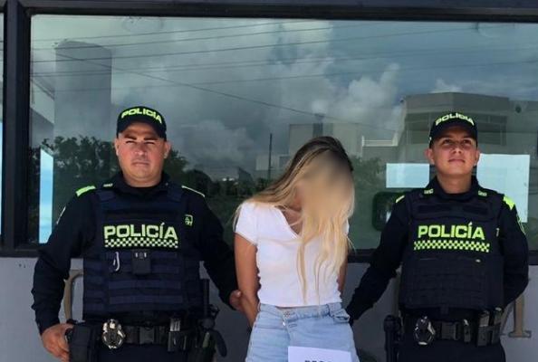 Capturada por el delito de trafico de estupefacientes