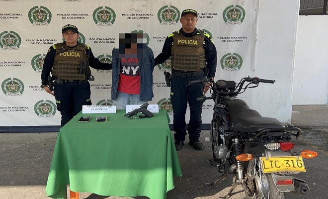 Fue capturado por el delito de hurto.