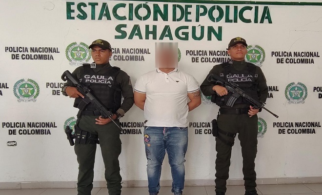 Capturado alias 'Porky', presunto cabecilla de extorsión del Clan del Golfo en Córdoba