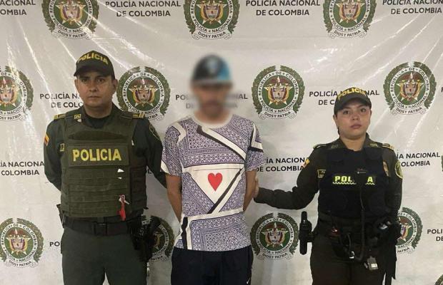 En Melgar fue capturado por la Policía Tolima un sujeto conocido como ‘Cristian’ requerido por autoridades de la ciudad de Bogotá