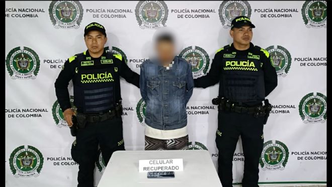 Capturado en Pasto con celular hurtado