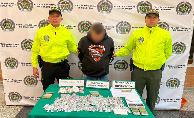 Capturado en Pedregal por estupefacientes