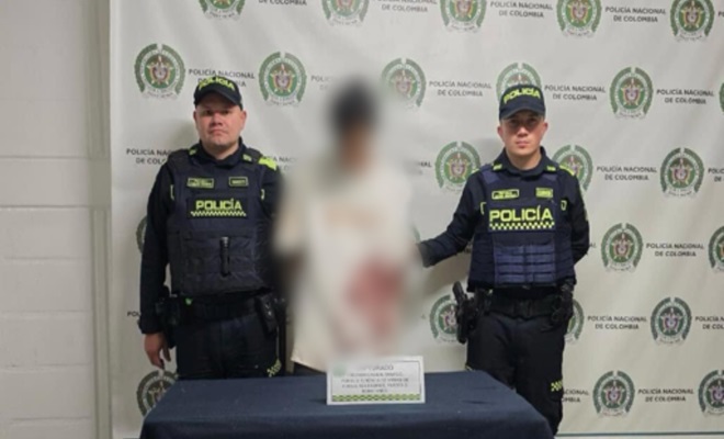 Capturado en el barrio Santander