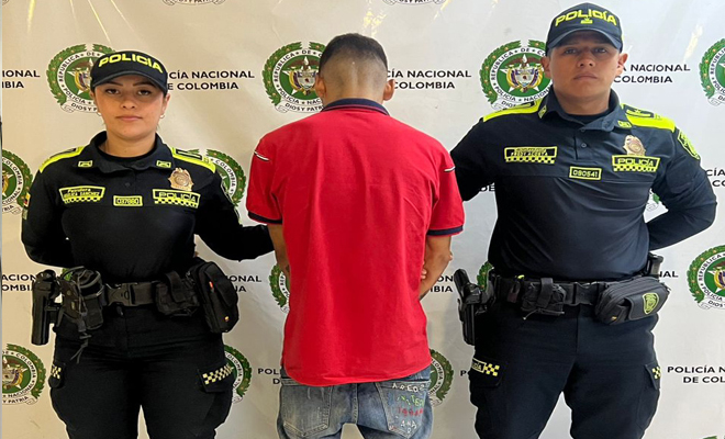 La rápida reacción de las patrullas de la Policía Nacional permitió dar con el paradero de quien, al parecer, accionó el arma de fuego en contra de un ciudadano en el sector del "Hueco".