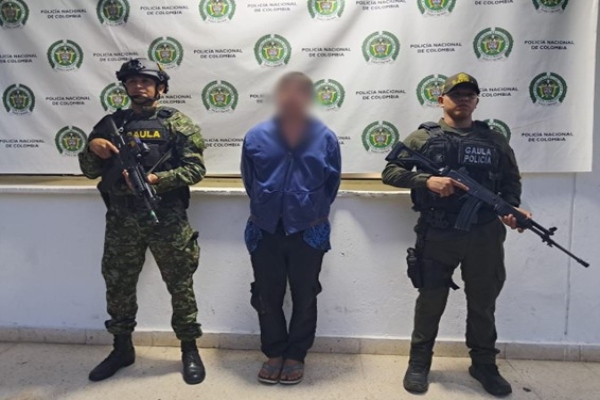 Capturado en Pelaya presunto extorsionista en flagrancia