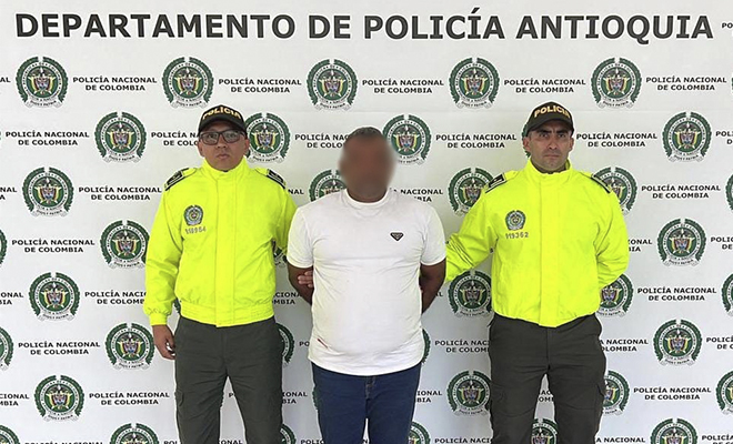 Capturado Negro Peña delincuente con un alto prontuario delincuencial