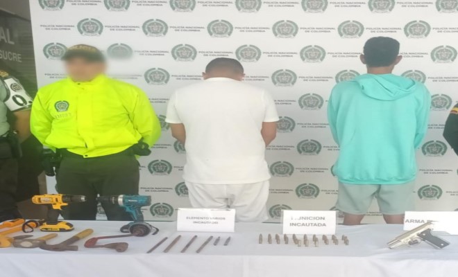 La Lucha contra el multicrimen y el trabajo interinstitucional que viene desarrollando la Policía Nacional logro la captura de dos personas 