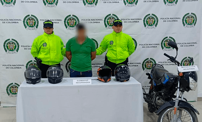 Según las investigaciones preliminares, esta persona estaría vinculada a una conducta reiterativa de hurto.