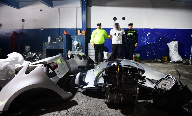 Capturado por receptación y falsedad marcaria