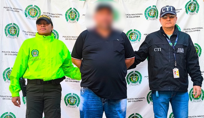 Capturado por trafico fabricación o porte de armas de fuego