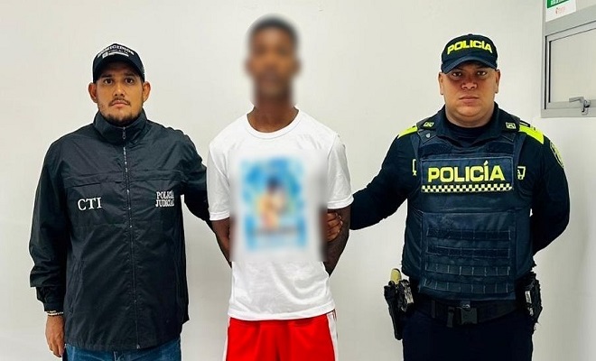 Capturado presunto responsable de homicidio agravado y porte ilegal de armas