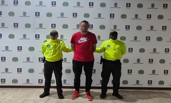 La polic&iacute;a Nacional en Medell&iacute;n captura integrante de GDO los chatas