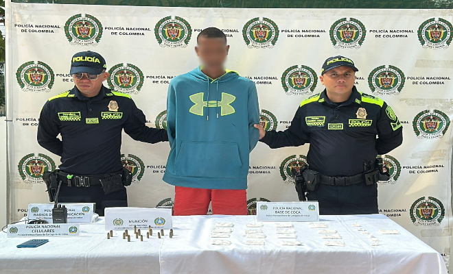 Capturado por el delito de trafico de estupefacientes