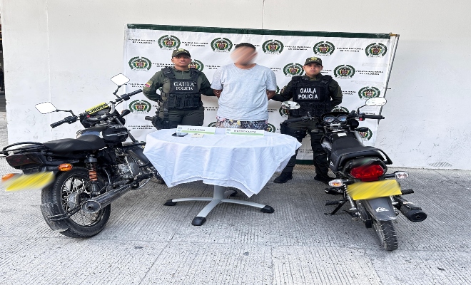 Capturado por el delito de extorsión