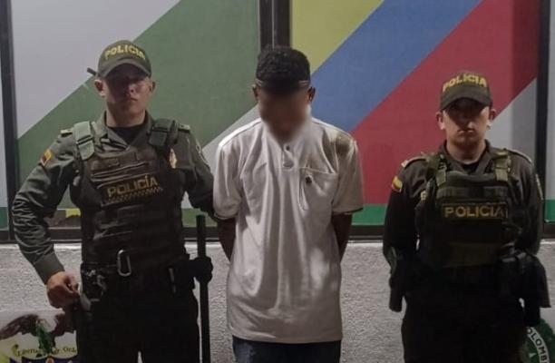 Capturado por el delito de hurto