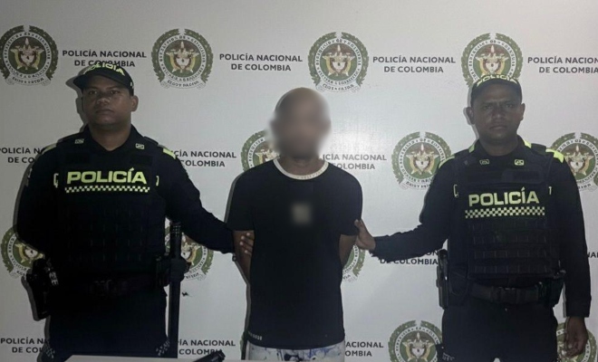 Capturado por el delito de porte ilegal de armas de fuego