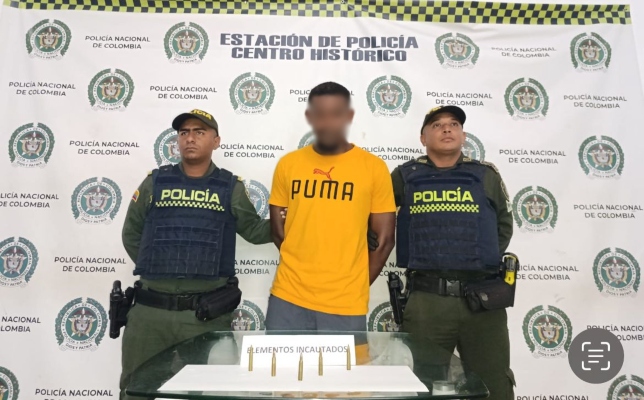 Capturado por porte ilegal de armas de fuego