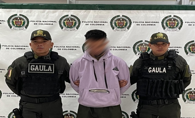 Durante ‘Plan Antiextorsión’, cae un presunto delincuente en el barrio Olaya Herrera