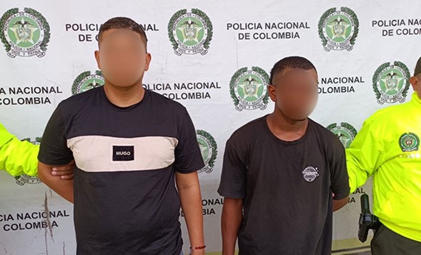 Capturados dos con armas de fuego y munición de guerra en Aguachica