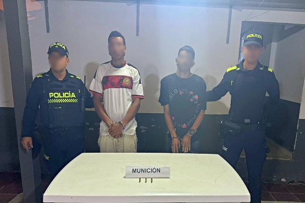 Acciones de control permitió la captura de dos personas