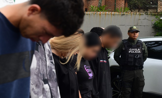 Capturados por el delito de extorsión por el Guala