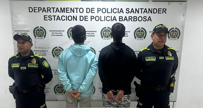 Capturados por el delito de hurto