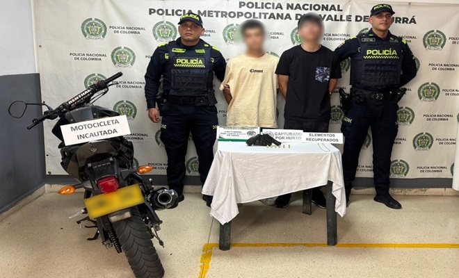 Capturados por hurto y cadena recuperada