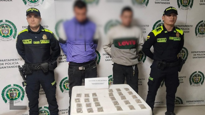 Capturados por tráfico de estupefacientes