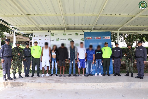 Capturados por trafico de estupefacientes