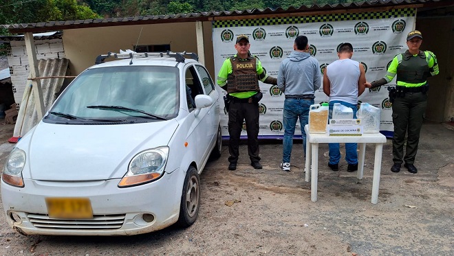 Capturados por trafico de estupefacientes