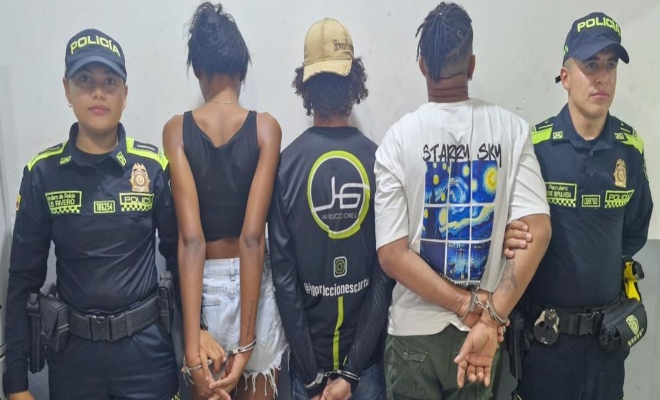 Capturados por el delito de porte ilegal de armas de fuego